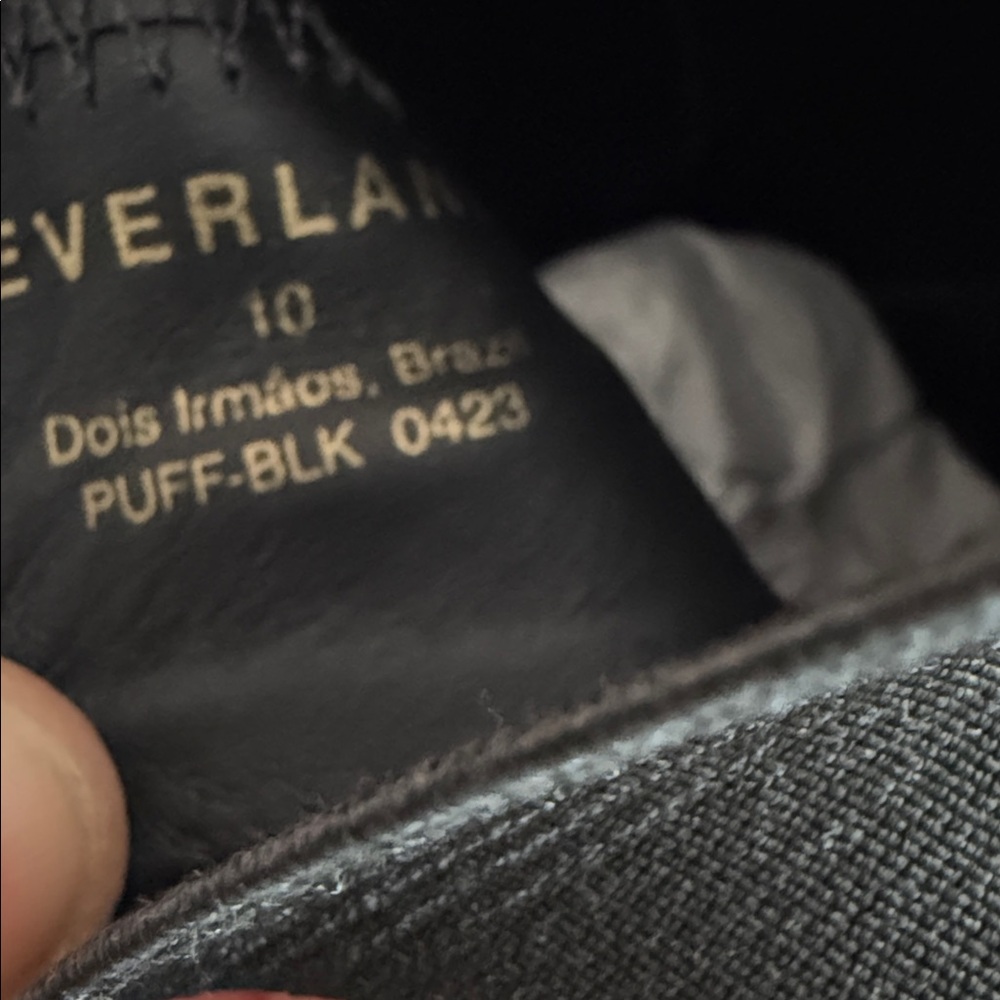 NEW Everlane Black‎ Puffa Chunky Platform Y2K 90s Short Boot in Size 10 - Picture 12 of 16